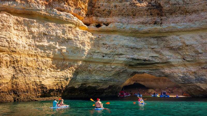 The man got into difficulties while swimming at the Benagil Sea Cave in Portugal (Image: Getty Images/iStockphoto)