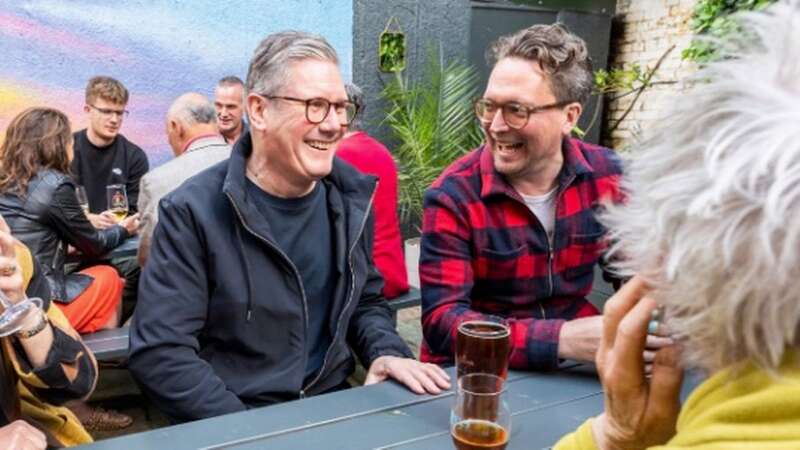 Keir Starmer meeting Labour candidate Tom Gray in Brighton on Sunday