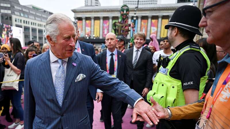 Charles had a witty response when someone asked him to go for a beer (Image: REUTERS)