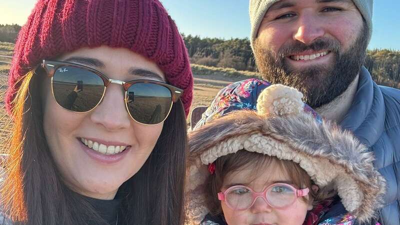 Scott Sloan, 31, and Amanda Lorimer, 33, with their daughter Lily (Image: Scott Sloan)