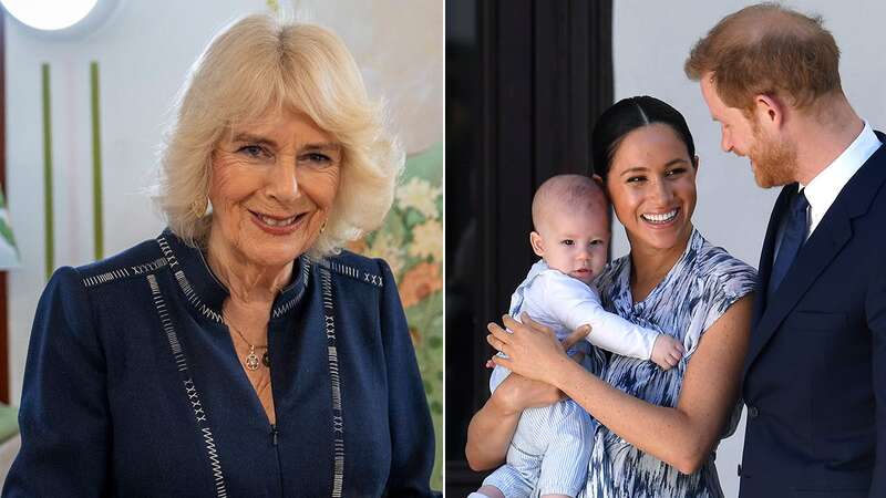 Meghan Markle and Camilla at Buckingham Palace in May 2018 (Image: Getty Images)