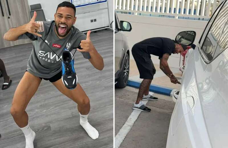 Watch how Neymar left car in shocking state