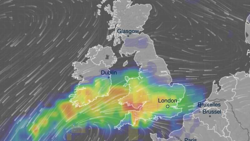 Forecasts indicate the arrival of up to 25mm of rainfall (Image: Amer Ghazzal/REX/Shutterstock)