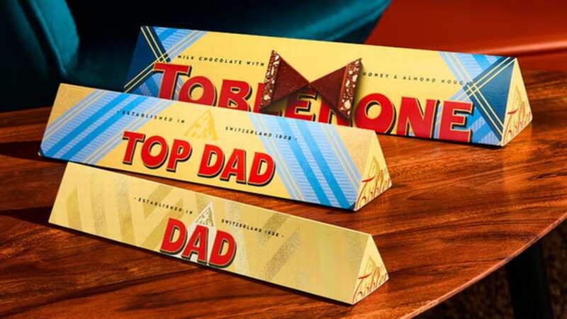 Mirror readers can get money off the huge 750g personalised Toblerone chocolate bar with an exclusive code  (Image: Toblerone)