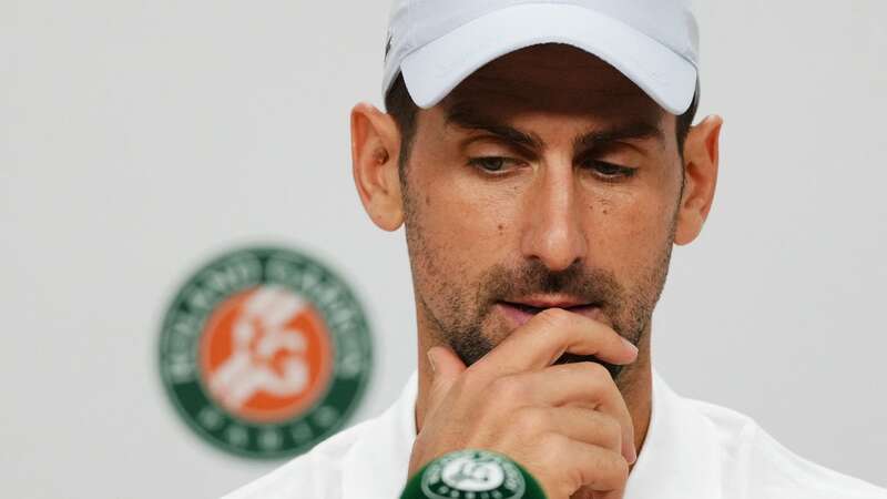 Novak Djokovic impressed reporters with a classy gesture at the 2024 French Open (Image: DIMITAR DILKOFF/AFP via Getty Images)