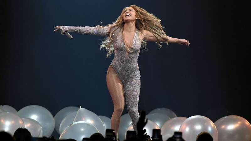 Jennifer Lopez performs during a stop of her It