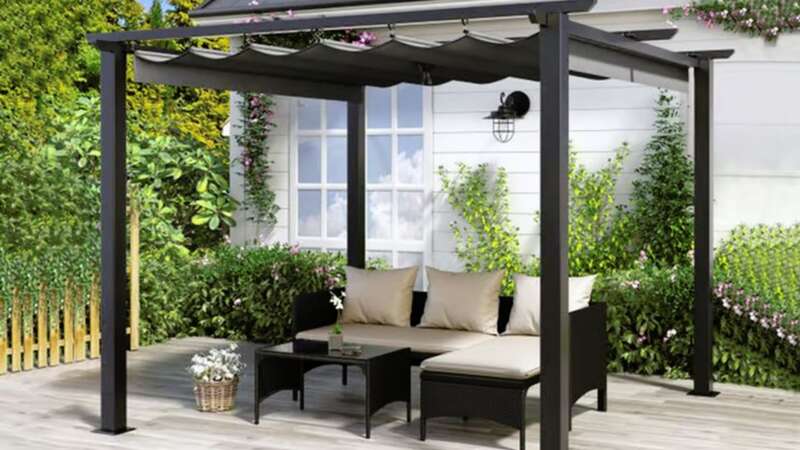 The pergola is the ideal spot for relaxation this summer (Image: Wowcher)