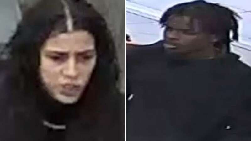 Police want to speak to the man and woman pictured for information regarding the attack