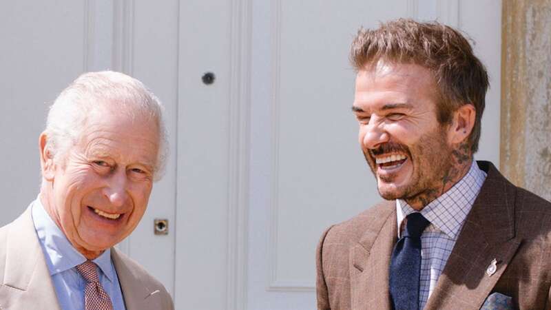 King Charles met David Beckham at Highgrove Estate (Image: PA)