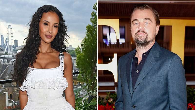 Maya Jama and Leonardo DiCaprio 