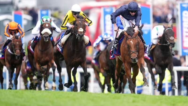 City Of Troy out in front from Ambiente Friendly (yellow colours) in the Derby (Image: PA)