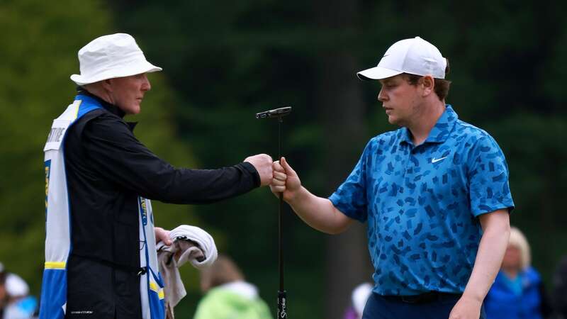 Robert MacIntyre won the Canadian Open with his father Dougie MacIntyre as a caddy (Image: Getty)