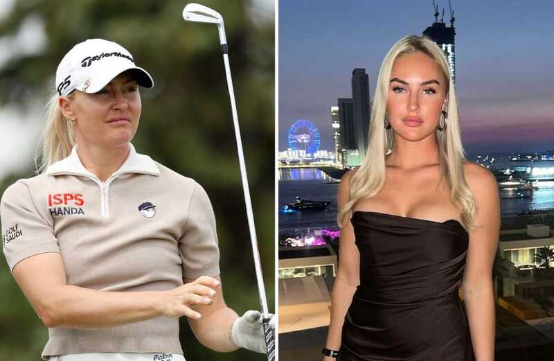 Charley Hull also found the fan