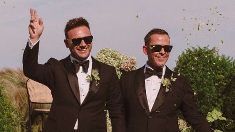 Scott Mills has married his long-term partner Sam Vaughan (Image: Lara Onac)