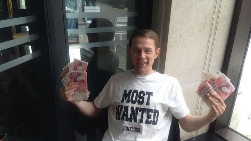 Mark Goodram, 38, used a stolen car to purchase a winning lottery ticket