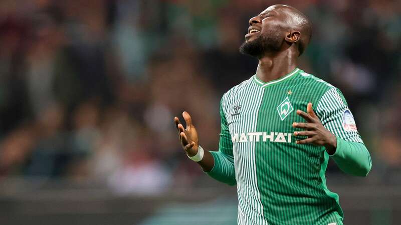 Keita was voted as the worst player in the Bundesliga by the players themselves (Image: DeFodi Images via Getty Images)