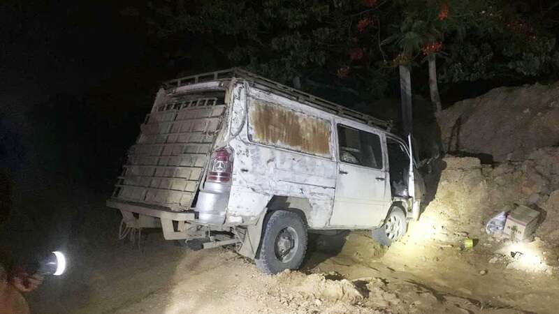 The minibus had collided with Amish Jayantilal Bodhania