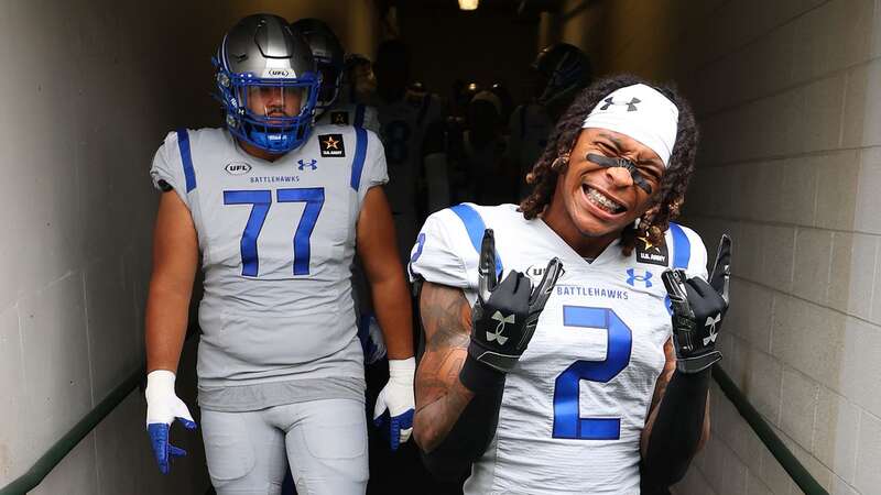 Keylon Kennedy of the St. Louis Battlehawks takes the field (Image: Getty Images)