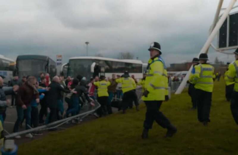 A new Channel 4 documentary followed police as they tried to prevent violent clashes between the fans