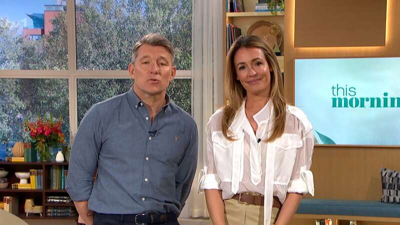 Cat Deeley wore the River Island skirt that costs £38 (Image: ITV)