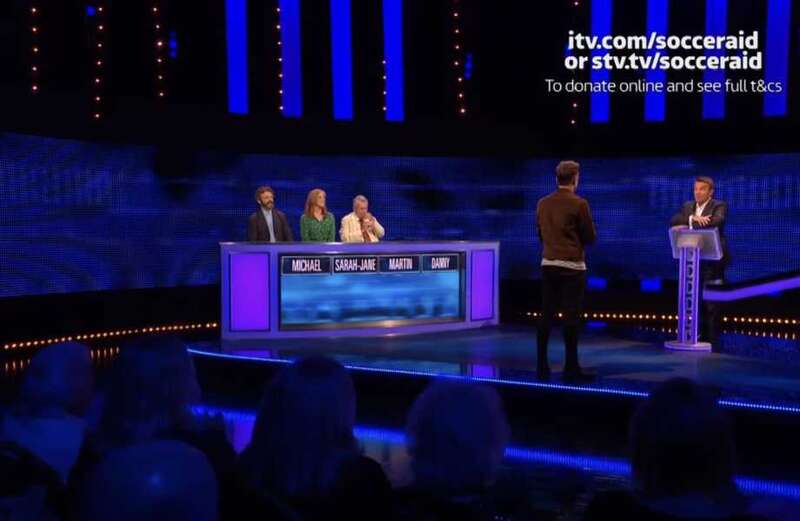 Bradley Walsh was left exasperated after a blunder with one celebrity contestant