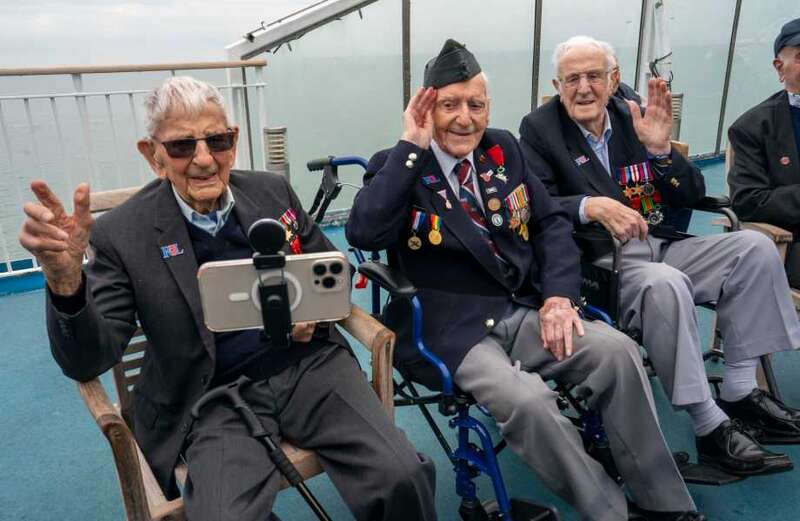 The veterans will remember their fallen comrades at Bayeux Cemetery