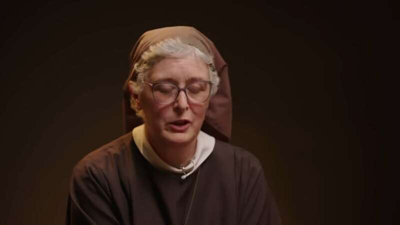 Sister Gabriel was surprisingly candid with her confessions (Image: LADbible TV/Youtube)