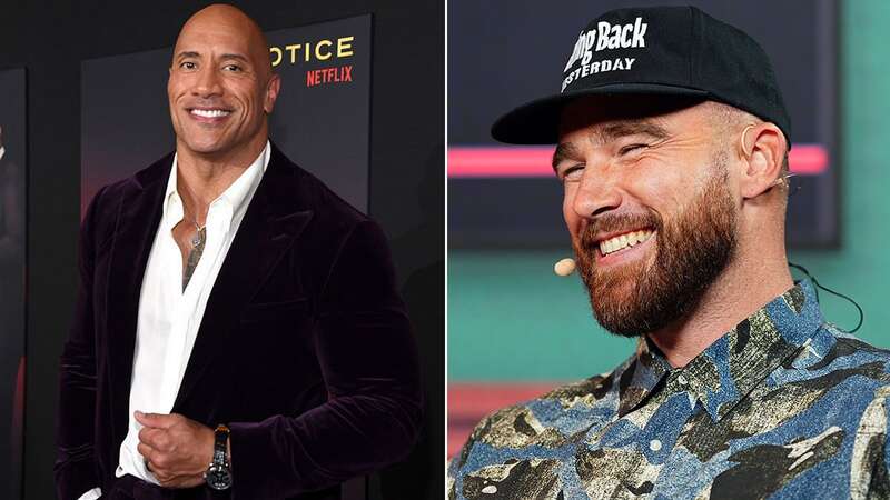 Dwayne Johnson and Travis Kelce have been sharing advice