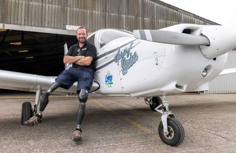 Bader survived a crash in 1931, but proved to the RAF he could still fly