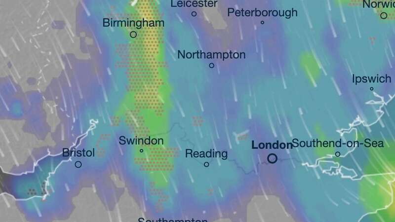 Lightning strikes near the Houses of Parliament (Image: PA)