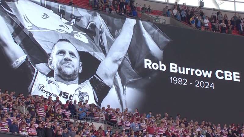 Rob Burrow was remembered on Challenge Cup finals day at Wembley (Image: BBC iPlayer)