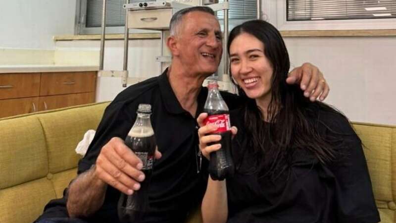 Israeli hostage reunited with her dad after she was dragged away by Hamas