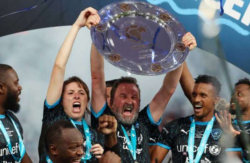 What do the winners of Soccer Aid get?