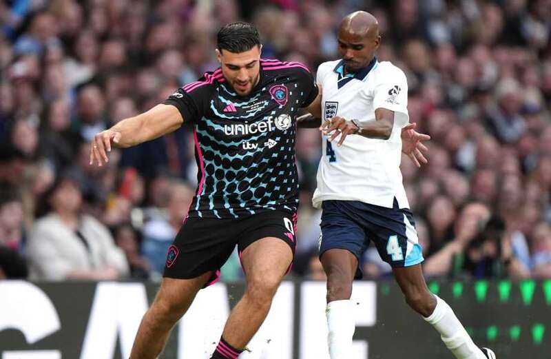 Boxer sparked incredulity with TWO moments as a sub at the Stamford Bridge charity match