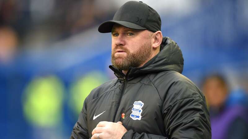 Wayne Rooney looks on prior to the match between Birmingham City and Ipswich Town (Image: Graham Chadwick)