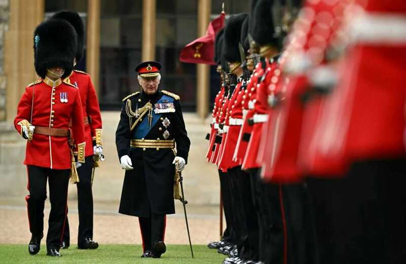 Charles is Colonel in Chief of the seven Guards regiments of the Household Division