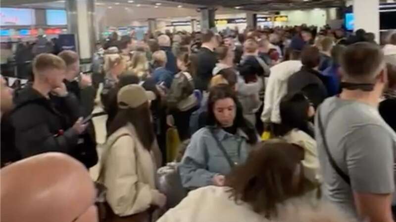 Birmingham Airport has been struggling with queues recently (Image: Lucy Kenneally / SWNS)