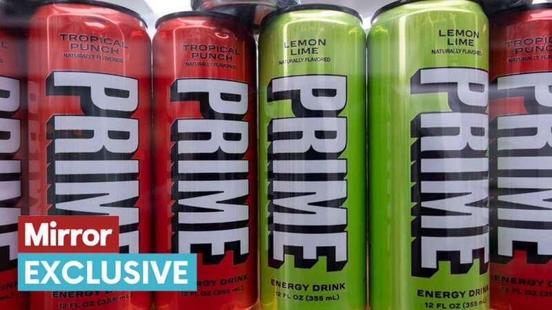 Cans of Prime Energy contain significantly more caffeine than a typical mug of coffee (Image: In Pictures via Getty Images)