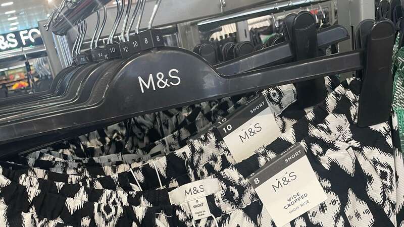 The M&S trousers come in petite, regular and long sizes (Image: Daily Mirror/Melisha Kaur)