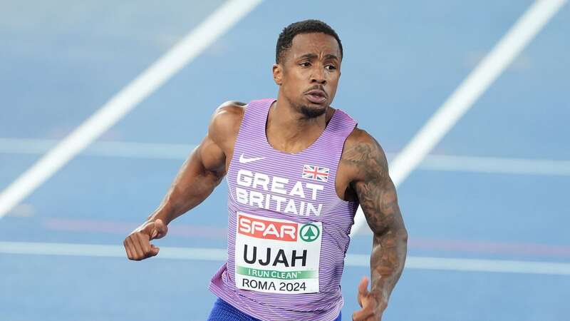 CJ Ujah was back in the relay team this morning having also run the individual 100m in Rome.