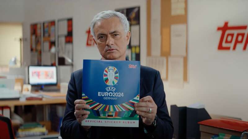 Mourinho has named his home nation of Portugal as the Euro 2024 winners (Image: Topps)