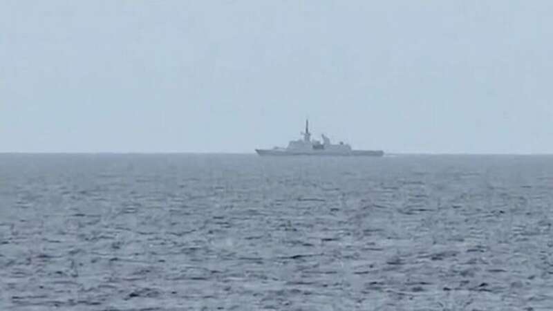 The Russian Navy ship spotted by a cruise passenger off the coast of Florida (Image: CNN)