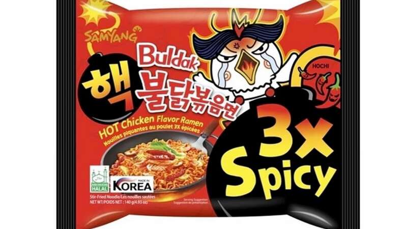 The popular Buldak noodle brand has been recalled in Denmark