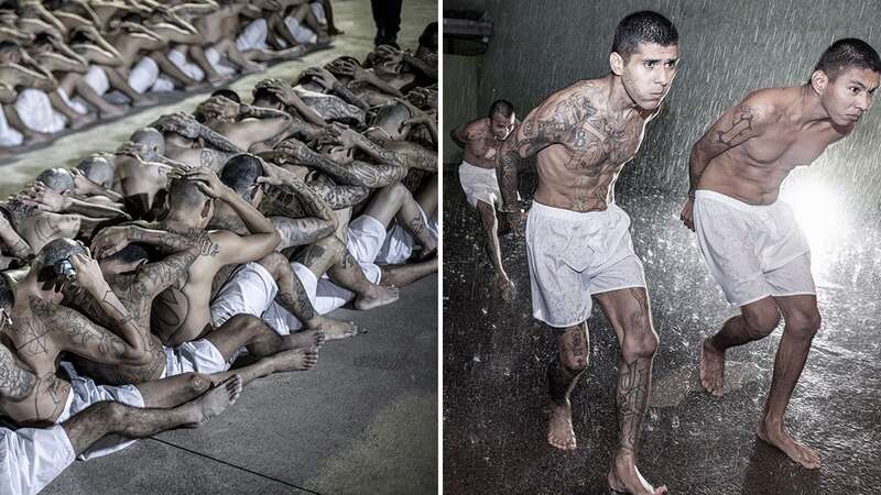 A glimpse inside the Centre of Confinement of Terrorism in El Salvador, where hundreds of gang criminals are incarcerated for life (Image: Anadolu via Getty Images)