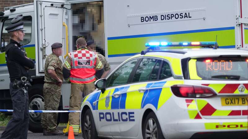 Army bomb disposal experts and police are investigating a suspect device at the Conservative Party office in Horsham