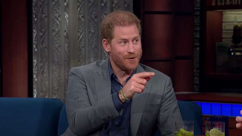 Prince Harry made the confession on Stephen Colbert