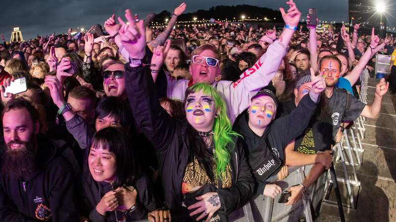 Heavy-metal fans have flown thousands of miles to the UK to attend (Image: Getty Images)