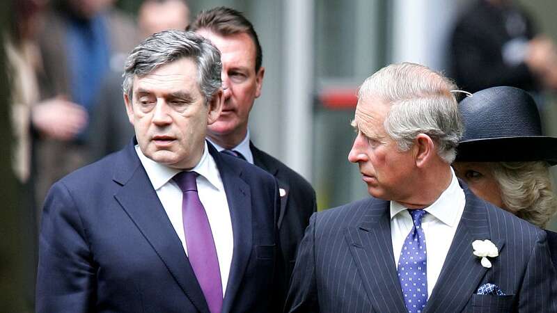 Gordon Brown with then Prince Charles in 2009 (Image: Phil Harris)