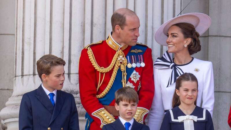 Kate beams at William as she makes triumphant return to public life