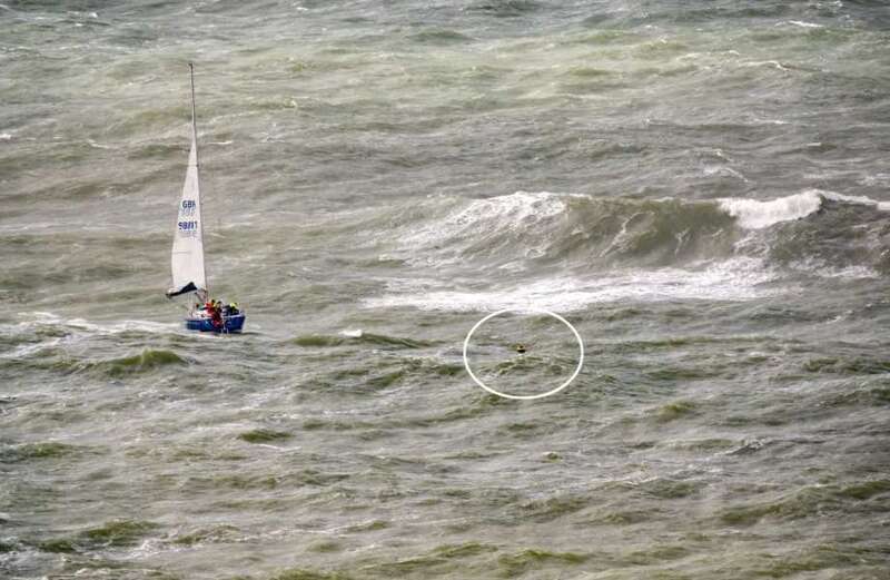 Royal National Lifeboat Institution races to the sailor